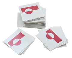 Det grønlandske flag tatovering, i pakker af 130 styk