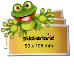 Genanvendelige klistermærker rektangulære 