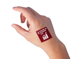 Verdensmål 8 tatoveringer - Anstændige jobs og økonomisk vækst Dansk