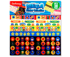 Belønning, mega sticker collection, 300 stk.