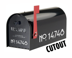 Cutout klistermærker - F.eks. bogstaver og tal