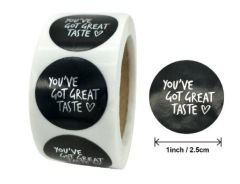 You’ve got great taste sticker 25mm