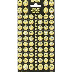 Klistermærker med gule ansigter