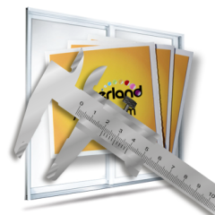 Vindues klistermærker egne mål