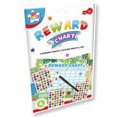 Reward charts inkl. klistermærker og pen