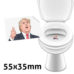 MAKE YOUR TOILET GREAT AGAIN! urinal sticker
